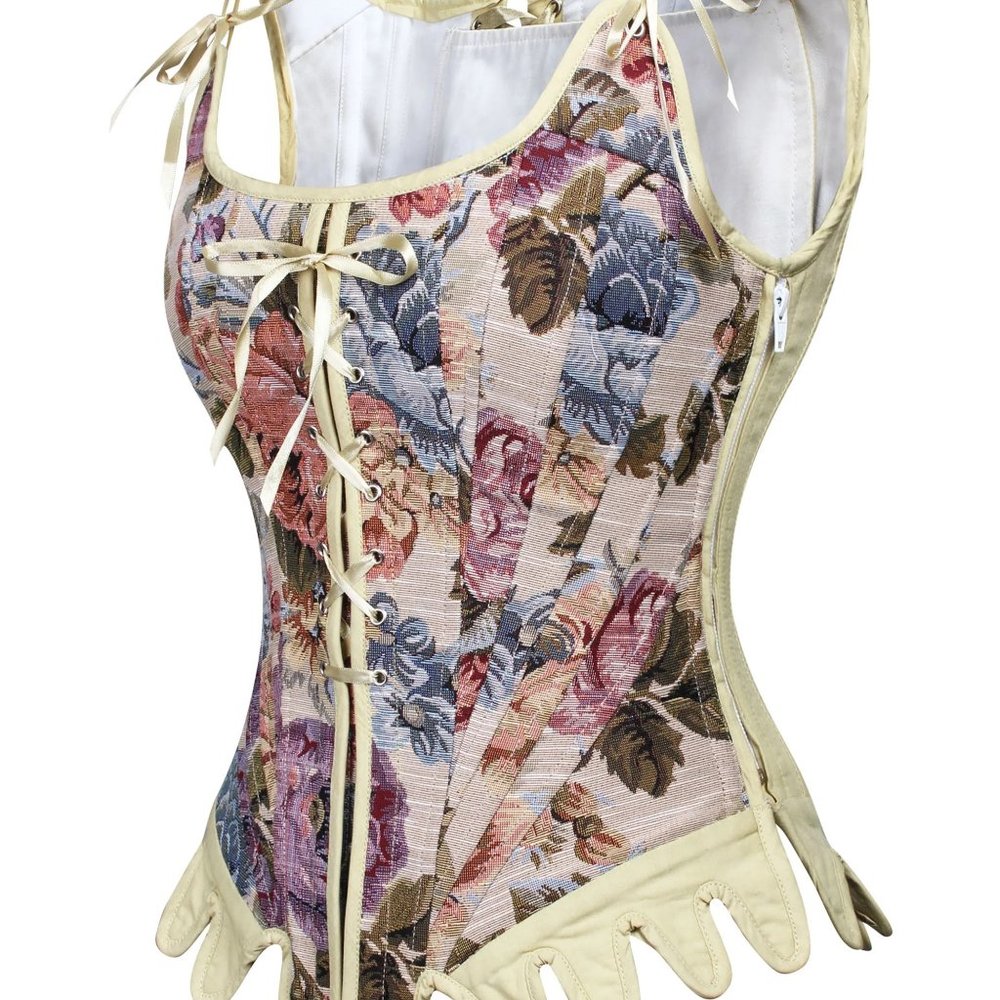 Historically Inspired Floral Tapestry Corset